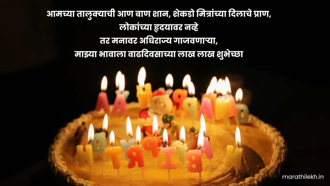 Birthday wishes text in Marathi